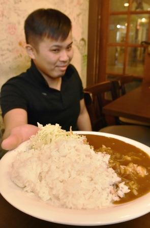Curry Rice with “Karei-mai” served at a curry cuisine specialty restaurant in Shibuya-ku, Tokyo 