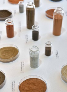 Samples of soil Asai collected all over the world